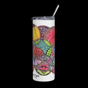 Claudette Tumbler by Momma Balisti - 20oz Stainless Steel Tumbler @MommaBalisti